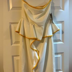 Eva Mendes strapless dress sz 6